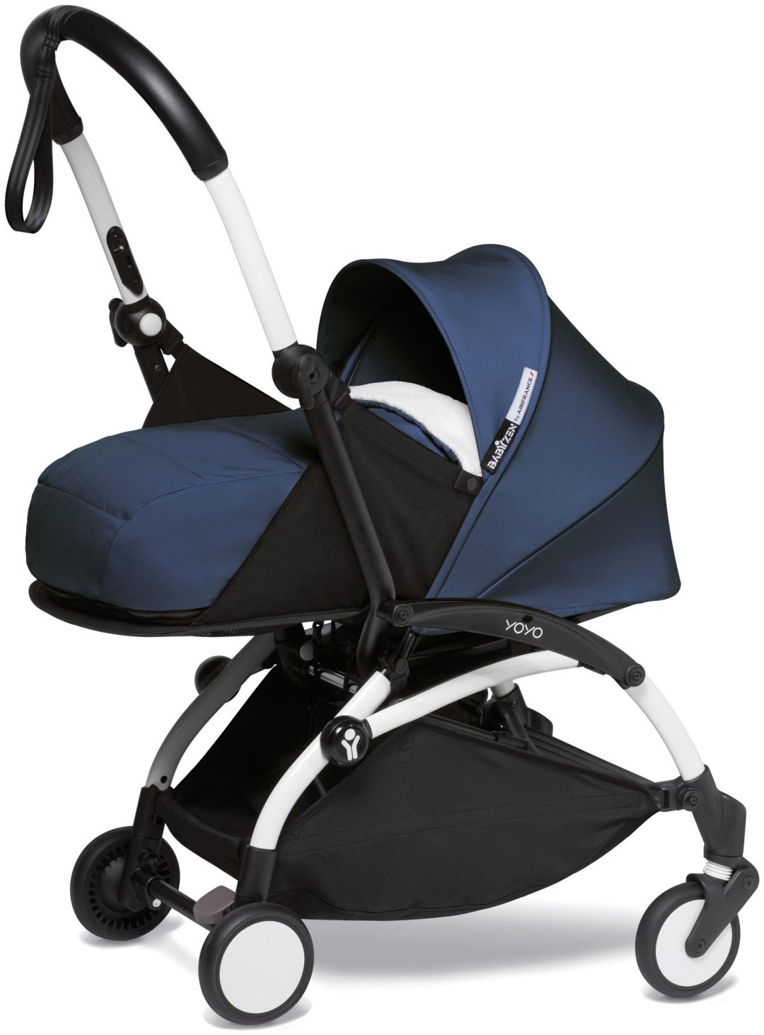 Коляска универсальная 2 в 1 BABYZEN YOYO², белый, синий купить,NaN