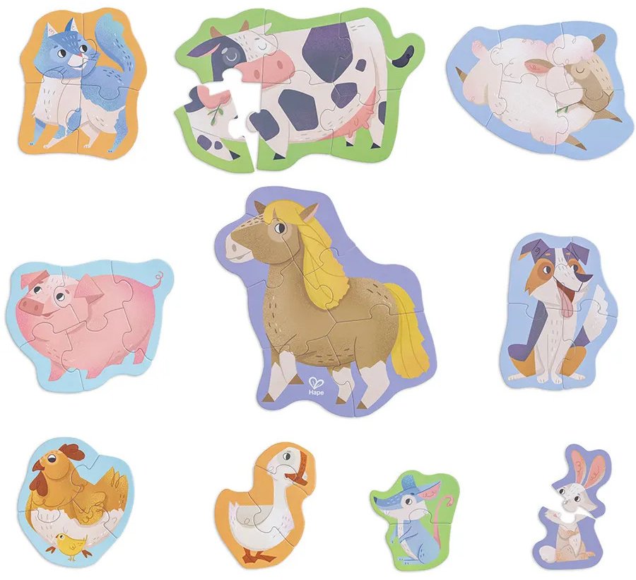 Пазл Hape Животные на ферме купить,NaN