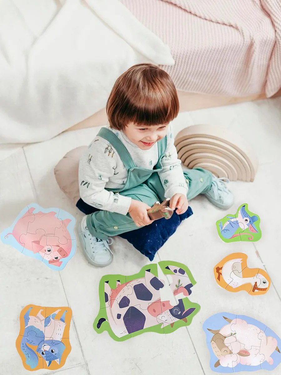 Пазл Hape Животные на ферме купить,NaN