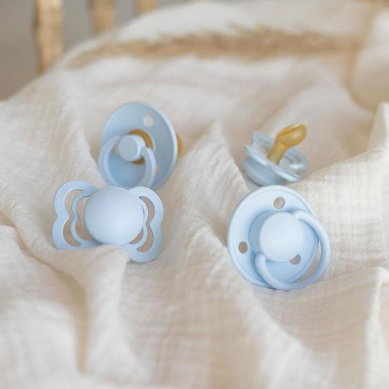 Набор пустышек BIBS Try-it collection Baby Blue, 4 шт, голубой купить,NaN