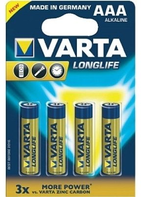 Батарейка AAA VARTA 4 шт купить,NaN
