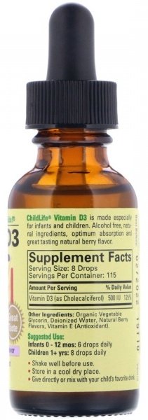 ChildLife Детский витамин Д3/Vitamin D3 раствор 30 - ForteMarket ChildLife Детский витамин Д3/Vitamin D3 раствор 30 купить,NaN