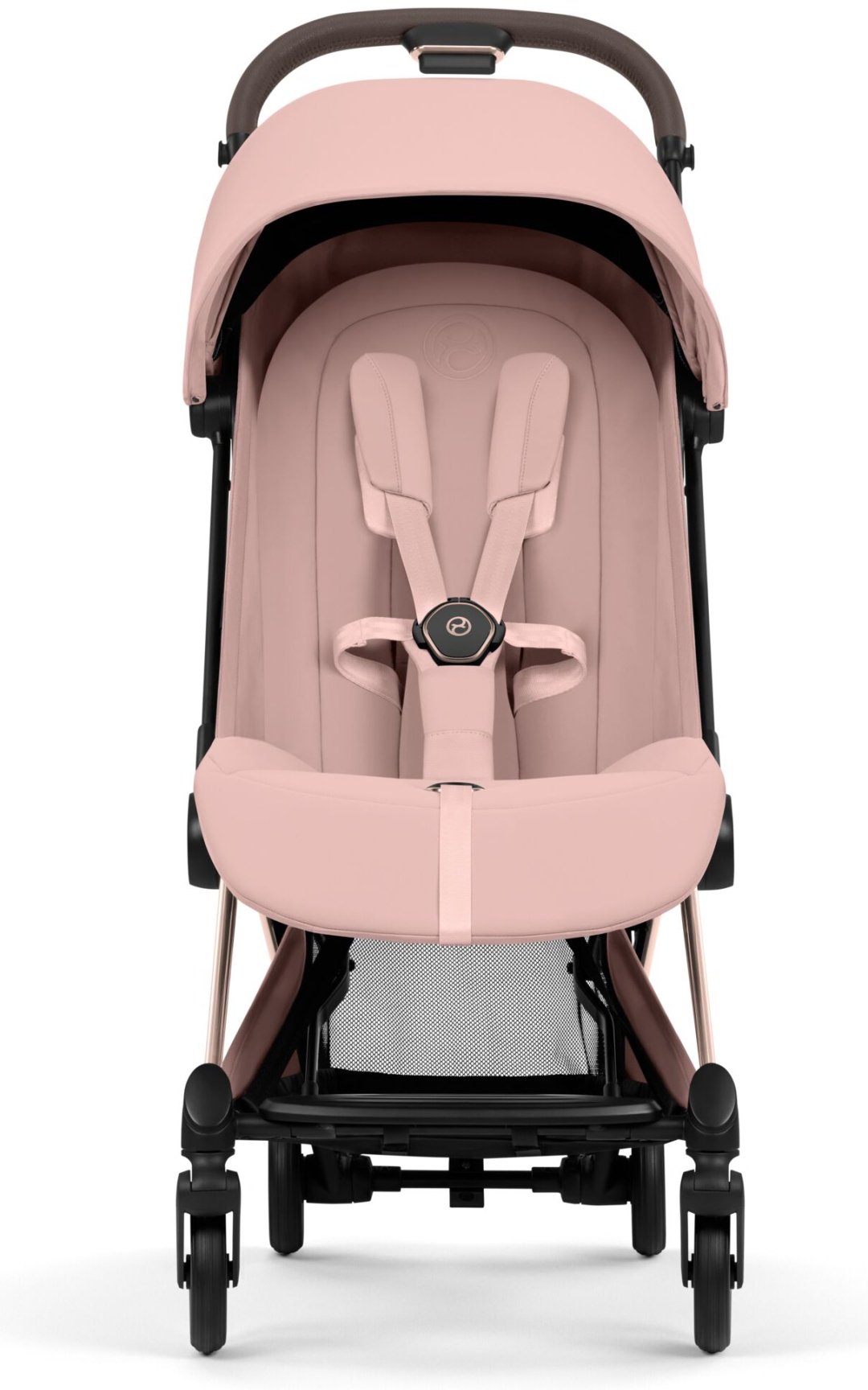 Коляска прогулочная Cybex Coya Style Peach Pink на раме Rose Gold 2026, розовый купить,NaN