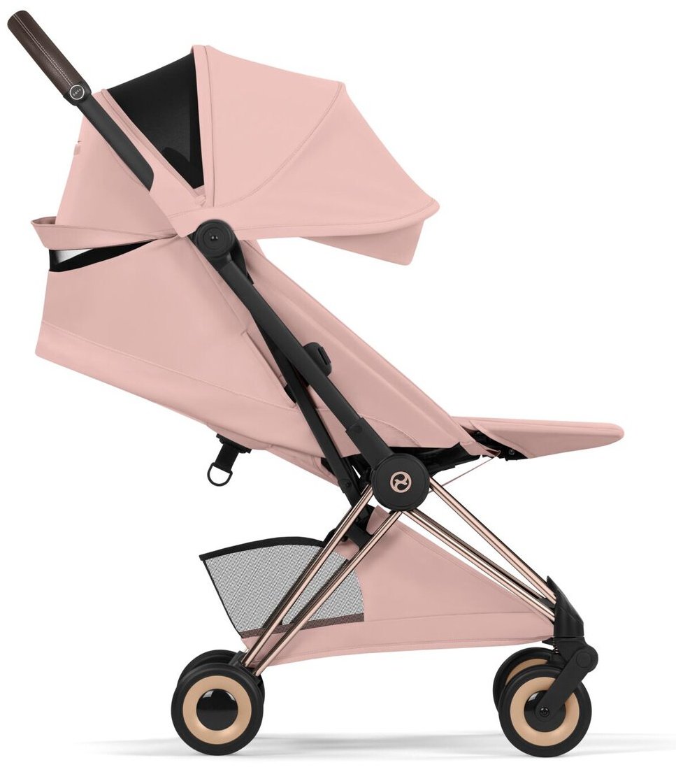 Коляска прогулочная Cybex Coya Style Peach Pink на раме Rose Gold 2026, розовый купить,NaN