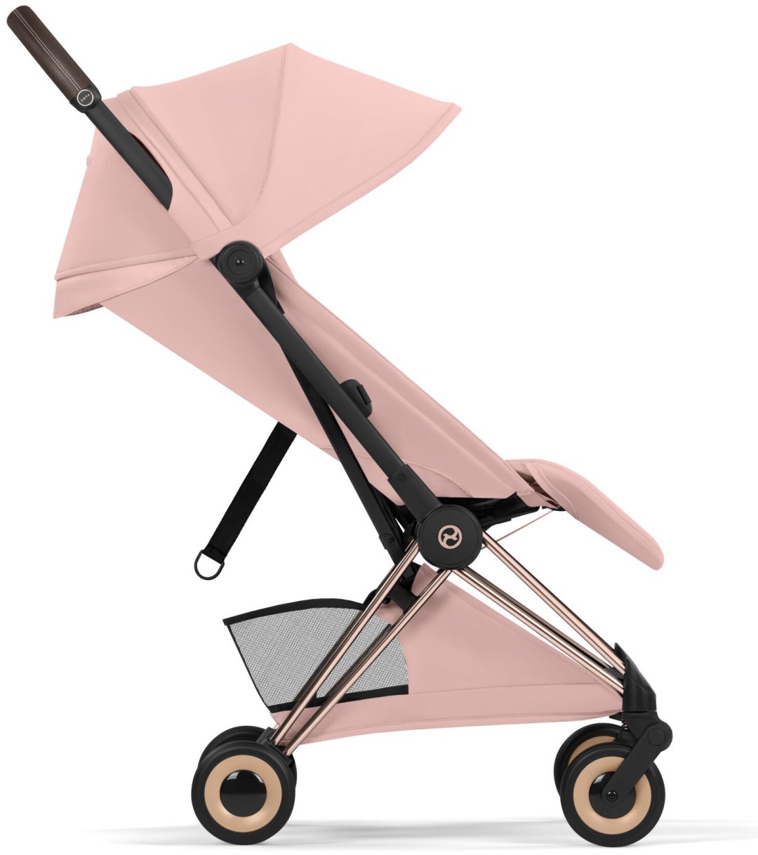 Коляска прогулочная Cybex Coya Style Peach Pink на раме Rose Gold 2026, розовый купить,NaN