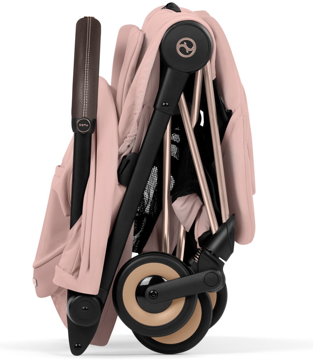 Коляска прогулочная Cybex Coya Style Peach Pink на раме Rose Gold 2026, розовый купить,NaN