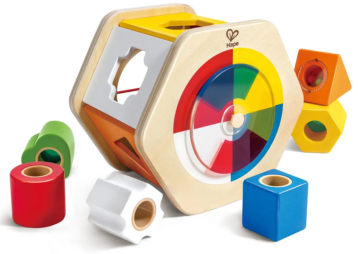 Сортер Hape Детский игровой Сортер Учим по цветам