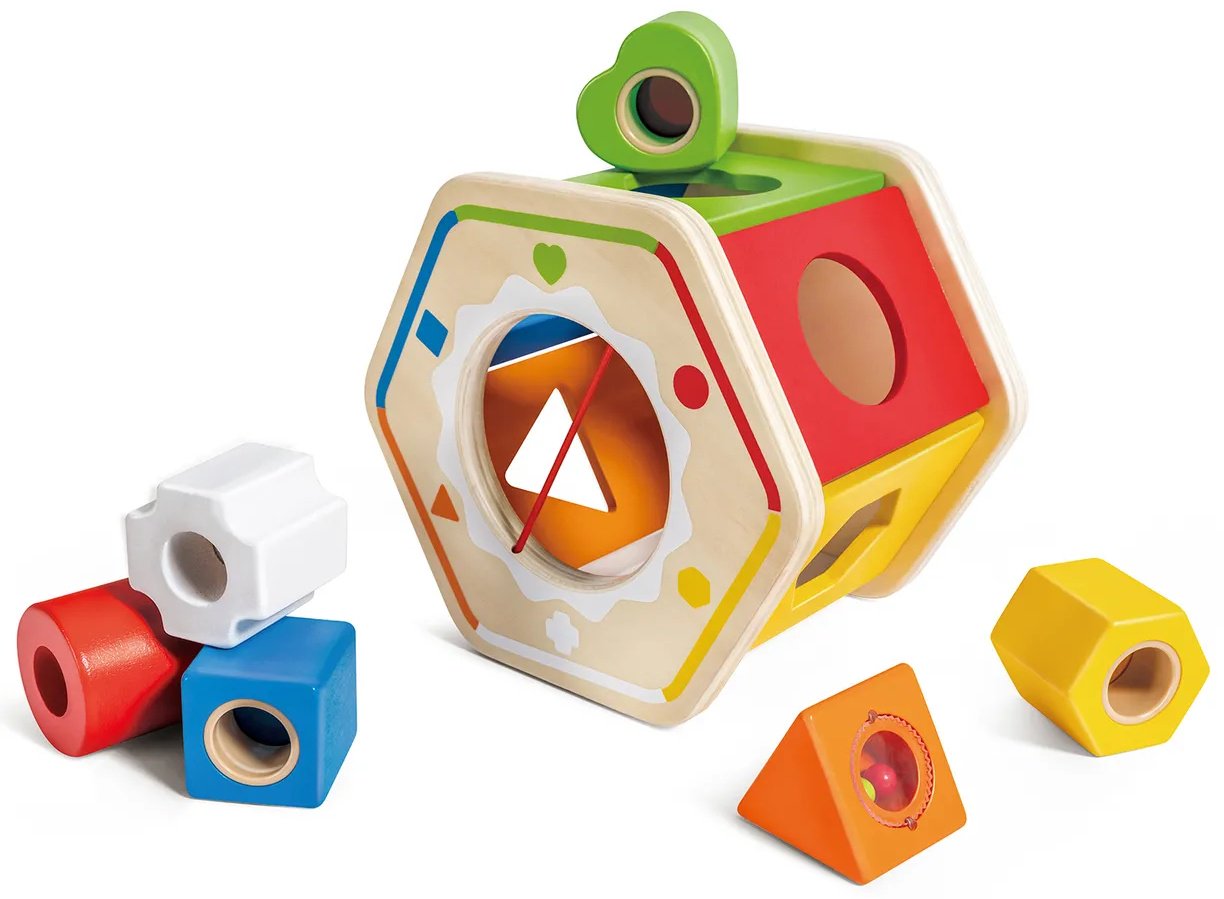 Сортер Hape Детский игровой Сортер Учим по цветам