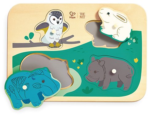 Пазл Hape Бегемот Уильям и его друзья купить,NaN