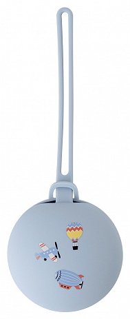Футляр для пустышек edda SPC08-101005, 1 шт, голубой купить,NaN