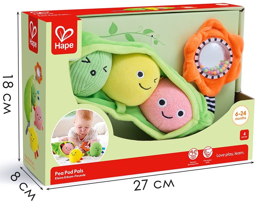 Игрушка-подвеска Hape горошек купить,NaN