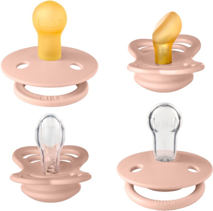 Набор сосок-пустышек BIBS Try-it collection Blush 0+ месяцев, 4 шт. - ForteMarket Набор сосок-пустышек BIBS Try-it collection Blush 0+ месяцев, 4 шт. купить,NaN