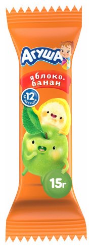 Агуша яблоко-банан 15 гр