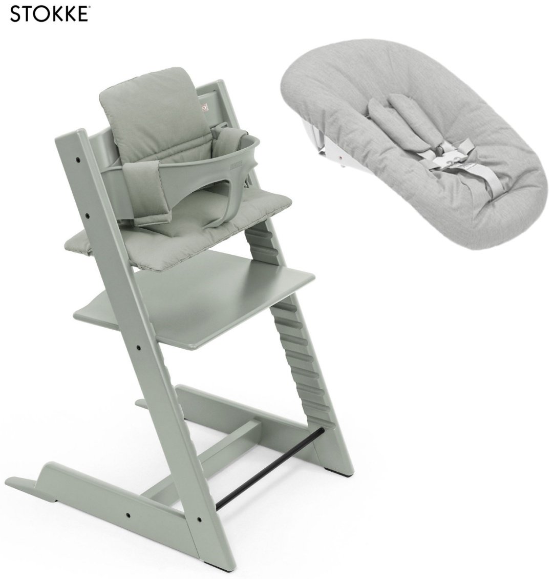 Стульчик-шезлонг Stokke Tripp Trapp Glacier Green NB 101150 зеленый