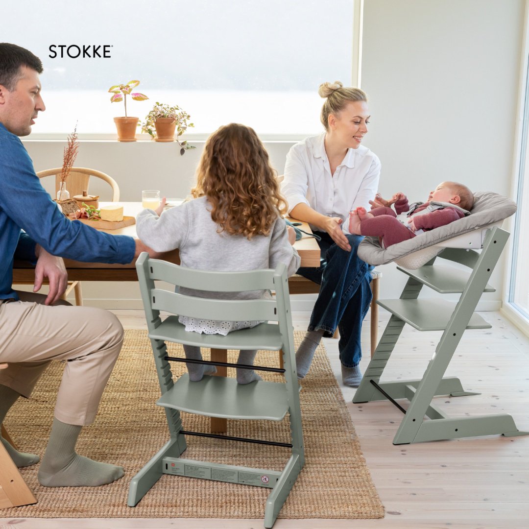 Стульчик-шезлонг Stokke Tripp Trapp Glacier Green NB 101150 зеленый купить,249990