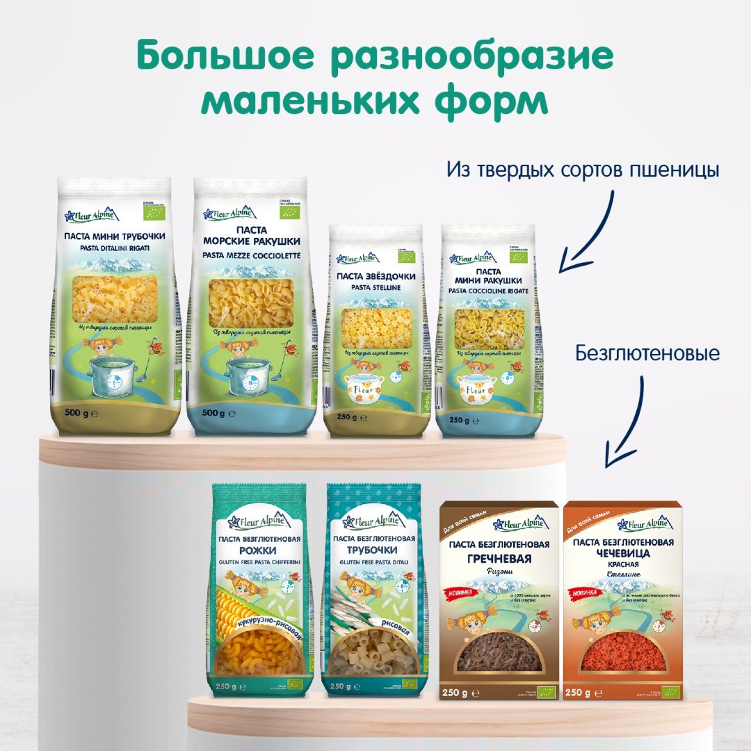 Fleur Alpine паста безглютеновая рожки 250 г купить,NaN
