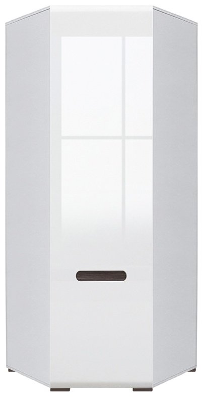 Распашной шкаф BRW Брест Ацтека SZFN1D/21/10, 84.5x210х84.5 см, белый - ForteMarket Распашной шкаф BRW Брест Ацтека SZFN1D/21/10, 84.5x210х84.5 см, белый купить,NaN