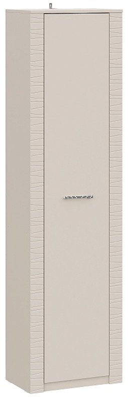 Шкаф-пенал СВ Мебель Калипсо, 56.6x210х35 см, кремовый купить,NaN