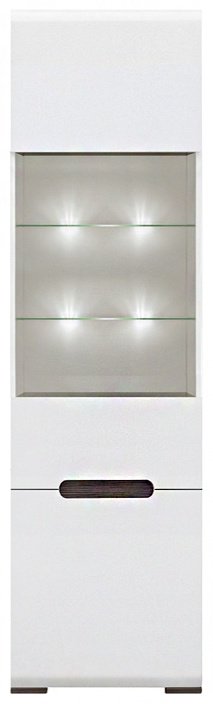 Распашной шкаф BRW Брест Ацтека REG1W1D/21/6, 60x210х41 см, белый купить,NaN