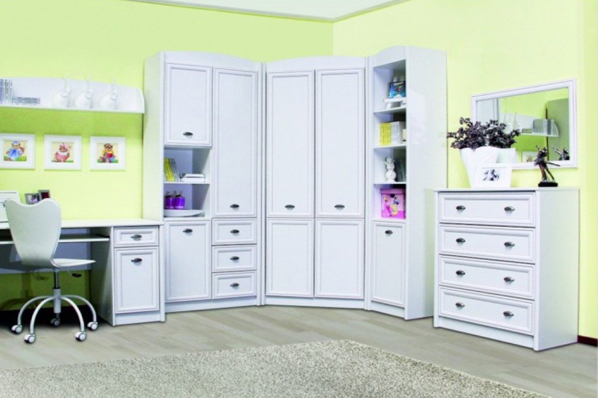 Комод BRW Салерно KOM4S, 87x39x104.5 см, белый купить,NaN