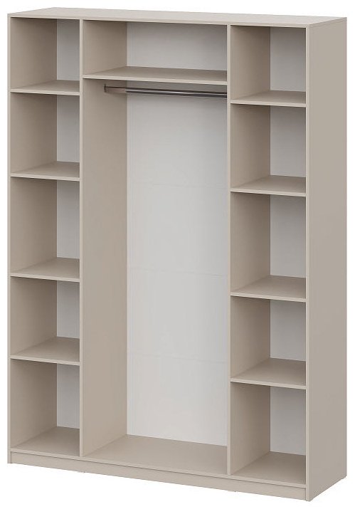 Распашной шкаф СВ Мебель ШК-5, 160.1x221.6х50.6 см, бежевый купить,NaN