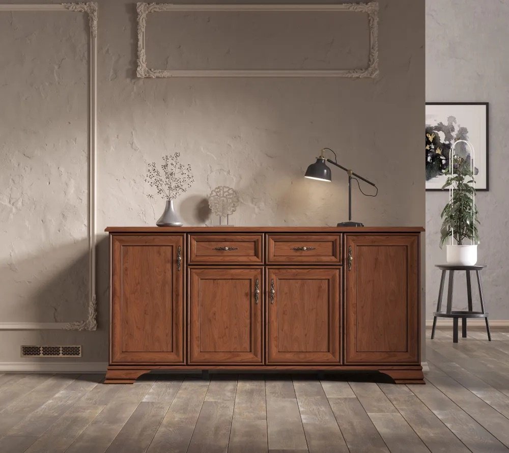 Комод BRW Брест Kentaki, 184x44.5x90.5 см, коричневый купить,NaN