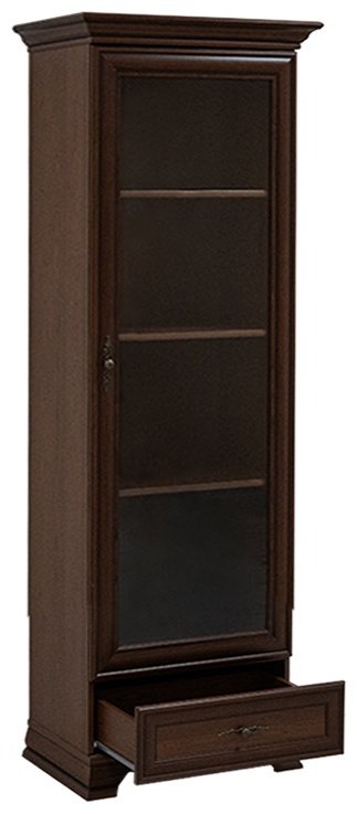 Распашной шкаф BRW Брест Кентаки REG1W1S, 69.5x197.5х44 см, коричневый купить,NaN