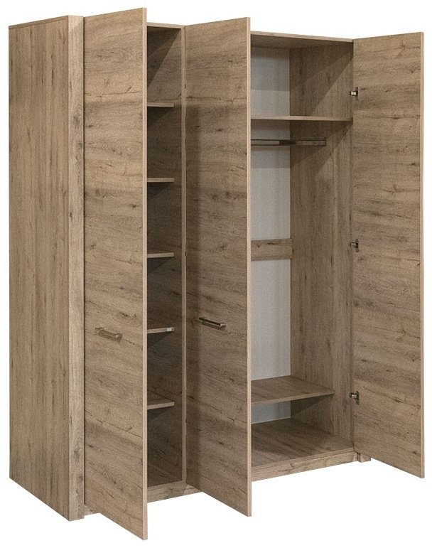 Распашной шкаф MySTAR Вирджиния 1831, 146.6x197.7х58.6 см, бежевый купить,NaN