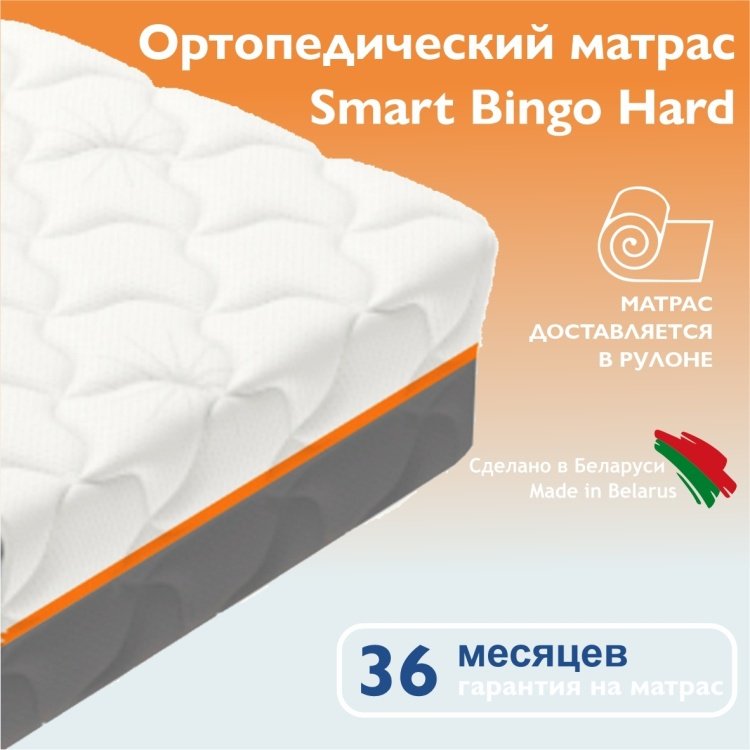 Матрас Vegas Bingo Hard, 160x190x19 см купить,NaN