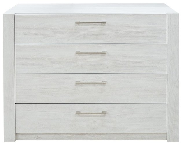Комод MySTAR Вирджиния, 91.80x42.60x82.4 см, белый, серый купить,NaN