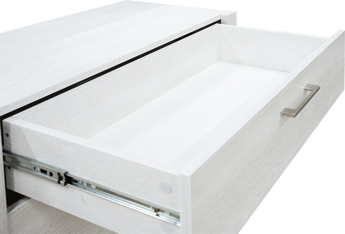 Комод MySTAR Вирджиния, 91.80x42.60x82.4 см, белый, серый купить,NaN