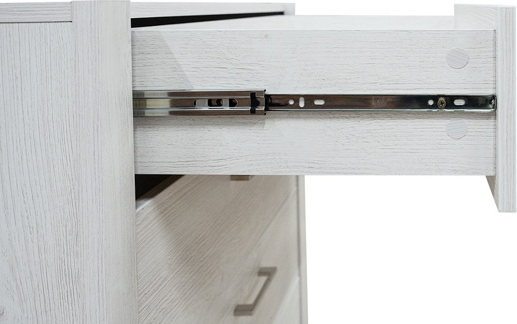 Комод MySTAR Вирджиния, 91.80x42.60x82.4 см, белый, серый купить,NaN