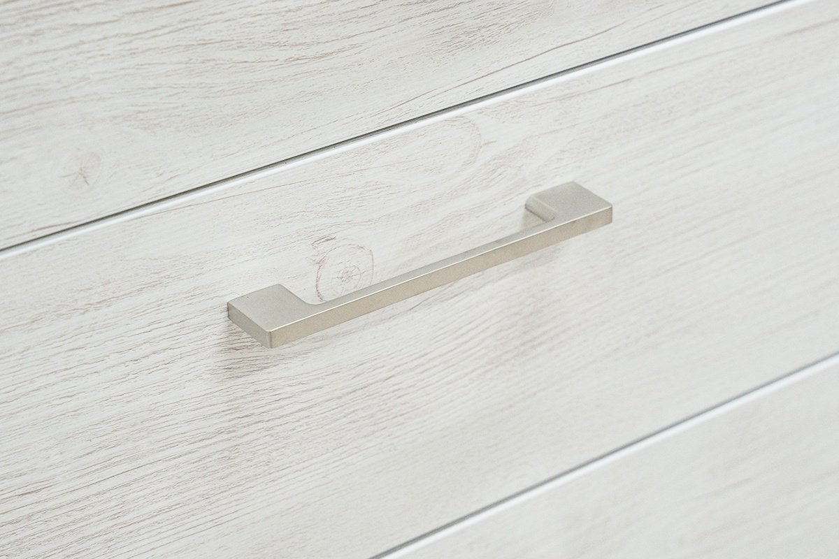 Комод MySTAR Вирджиния, 91.80x42.60x82.4 см, белый, серый купить,NaN