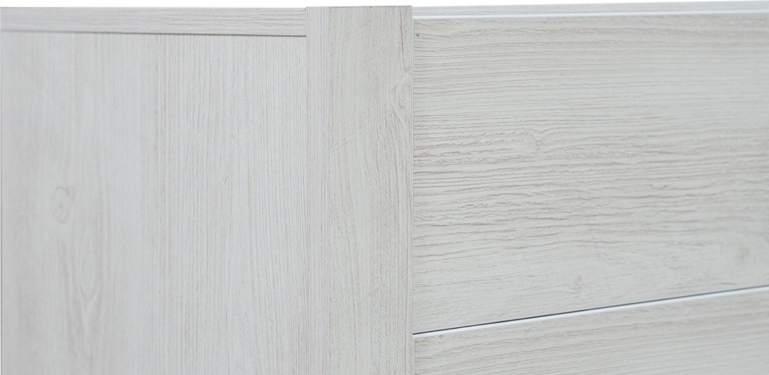 Комод MySTAR Вирджиния, 91.80x42.60x82.4 см, белый, серый купить,NaN