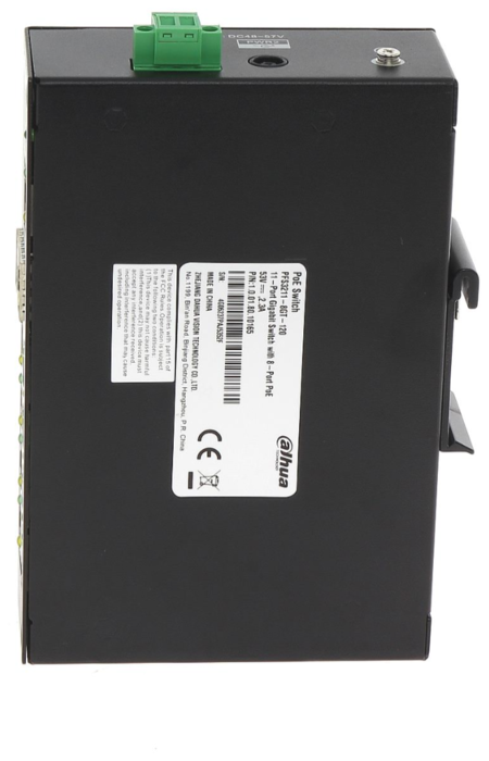 Коммутатор Dahua DH-PFS3211-8GT-120 черный купить,0