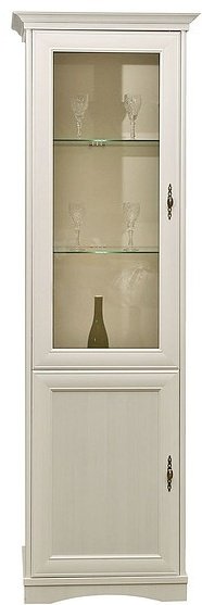 Шкаф-витрина Пинскдрев напольный Турин П036.12 220х71х49 см купить,NaN
