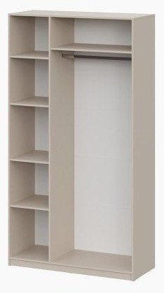 Распашной шкаф СВ Мебель ШК 5, 120.1x221.6х50.6 см, бежевый купить,NaN