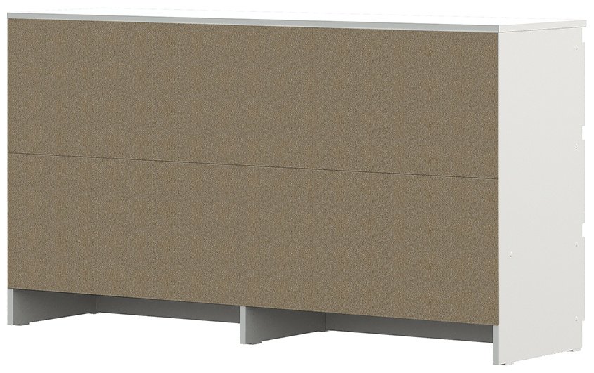 Комод СВ Мебель Денвер, 138.1x39x75.4 см, белый купить,NaN