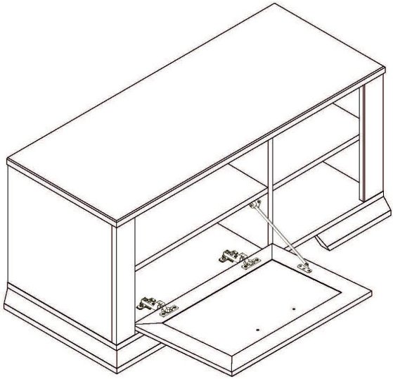 Тумба для обуви BRW 97x40x45 см, ЛДСП, МДФ купить,NaN