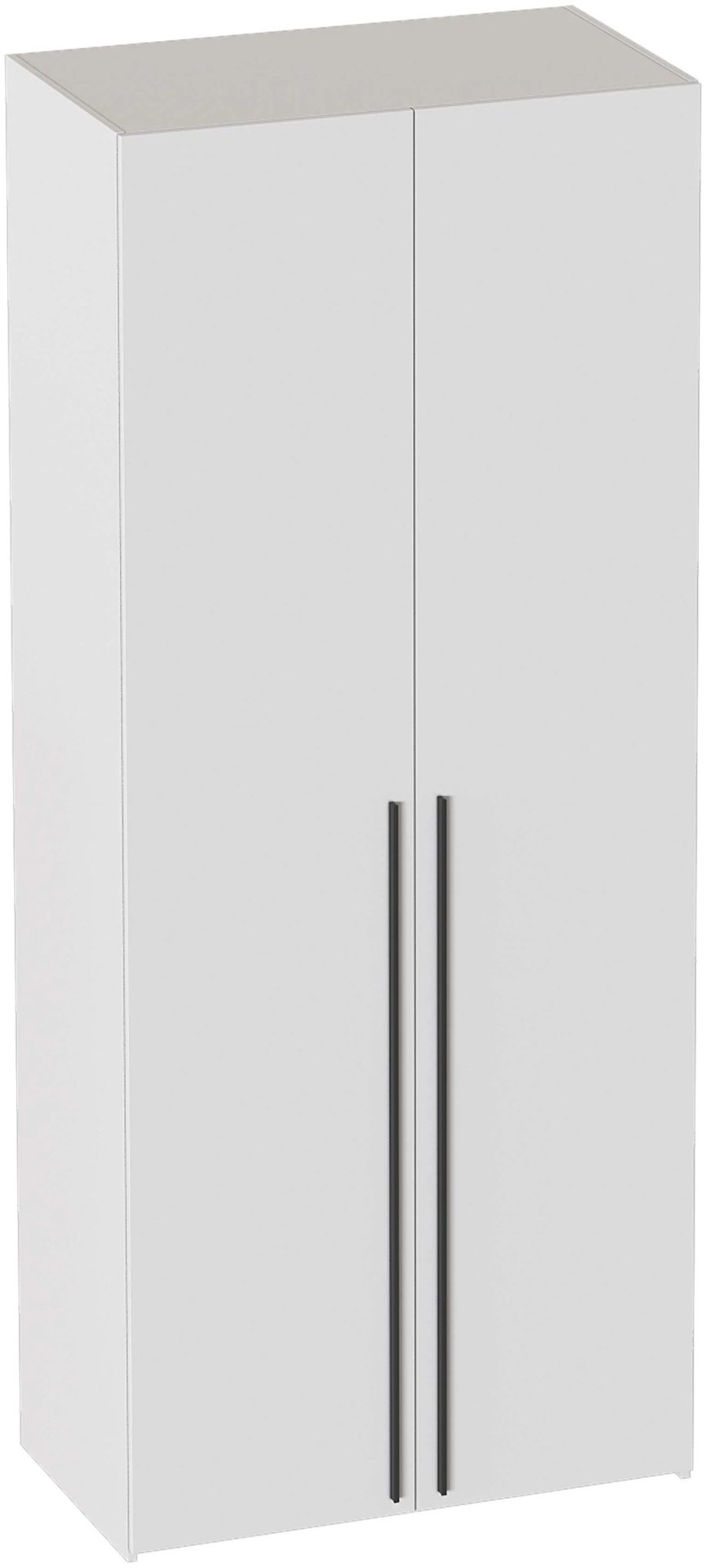 Распашной шкаф Мебельград Ренн, 99.8x240.5х53 см, белый купить,NaN