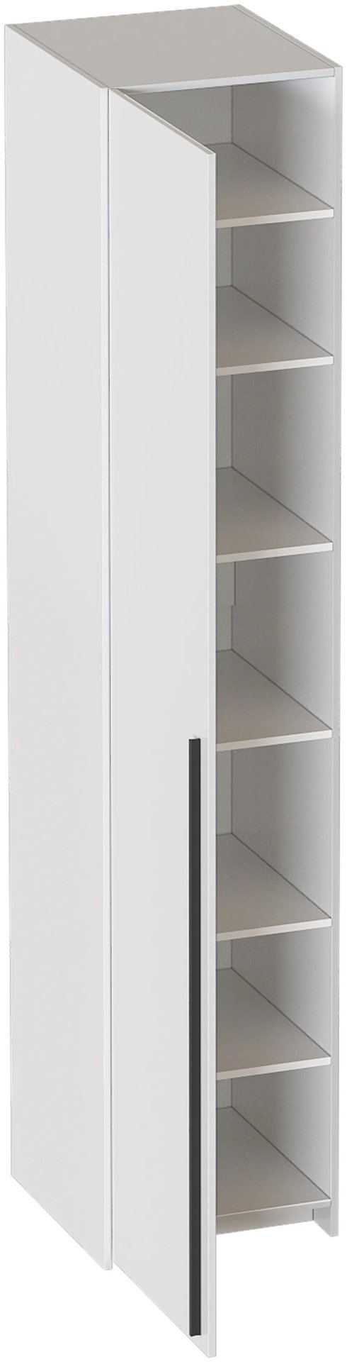 Шкаф-пенал Мебельград Ренн, 50x240.5х53 см, белый купить,NaN