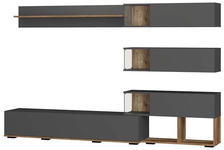Комплект для гостиной BTS Рига ГС-01 6406, графит купить,NaN