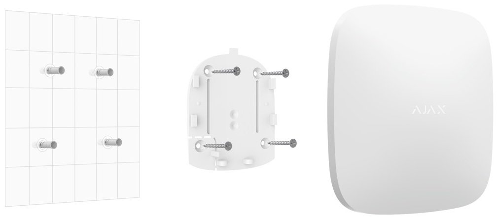 Центр управления Ajax Hub Ajax Ethernet, GSM - ForteMarket Центр управления Ajax Hub Ajax Ethernet, GSM купить,77300
