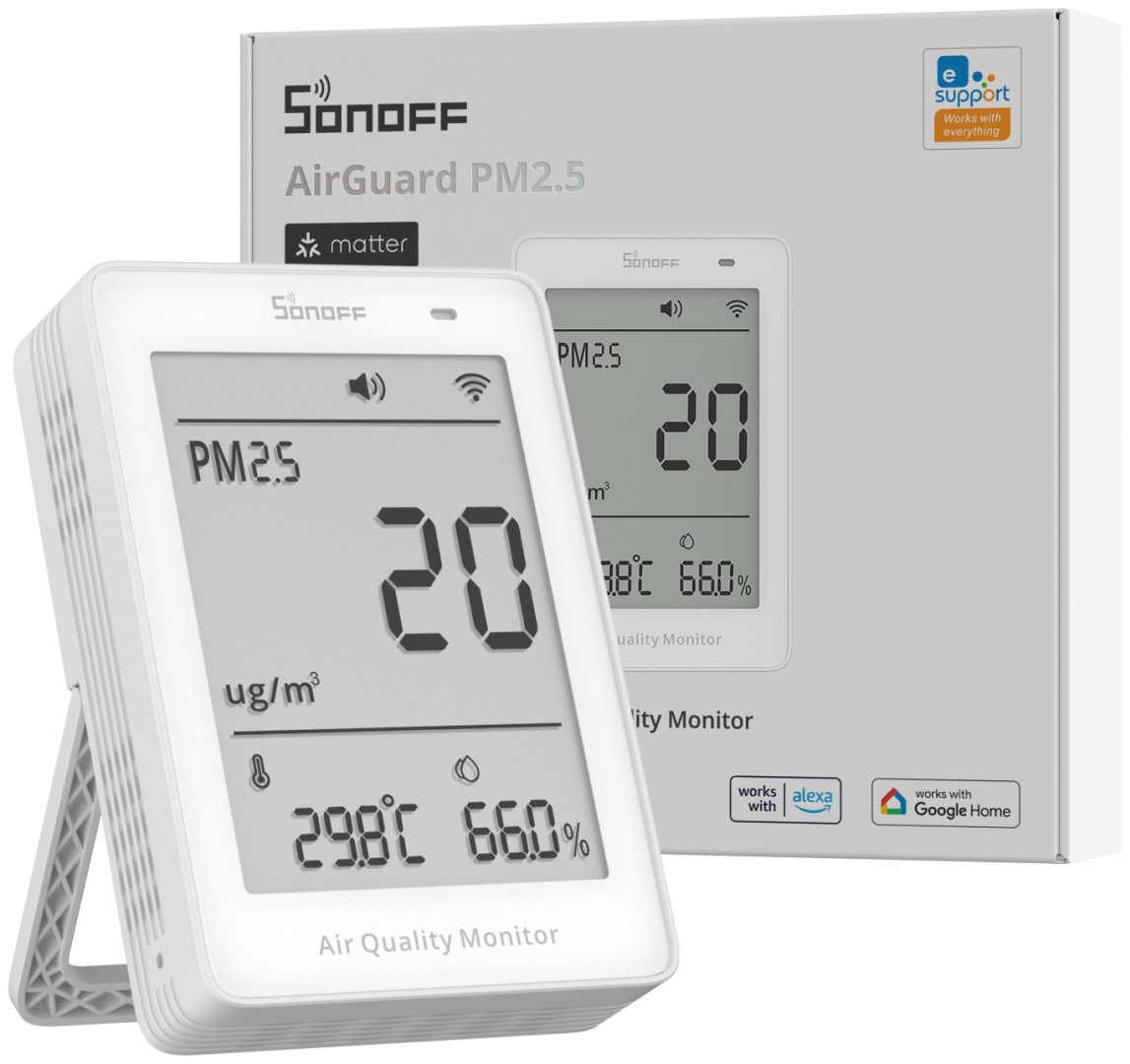 Датчик температуры и влажности SONOFF SAWF-07P, экосистема: eWelink купить,38000