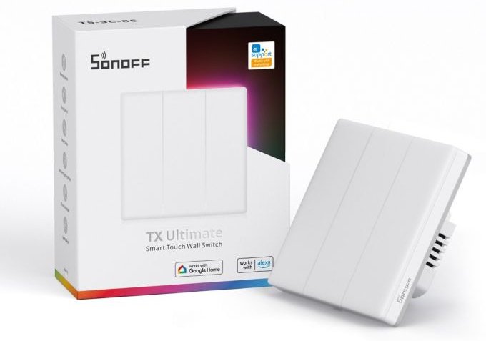 Панель управления SONOFF TX ULTIMATE T5-3C-86 Умный дом Яндекса Wi-Fi