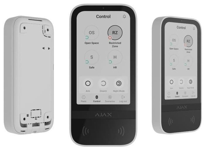 Панель управления Ajax KeyPad TouchScreen Ajax Jeweller