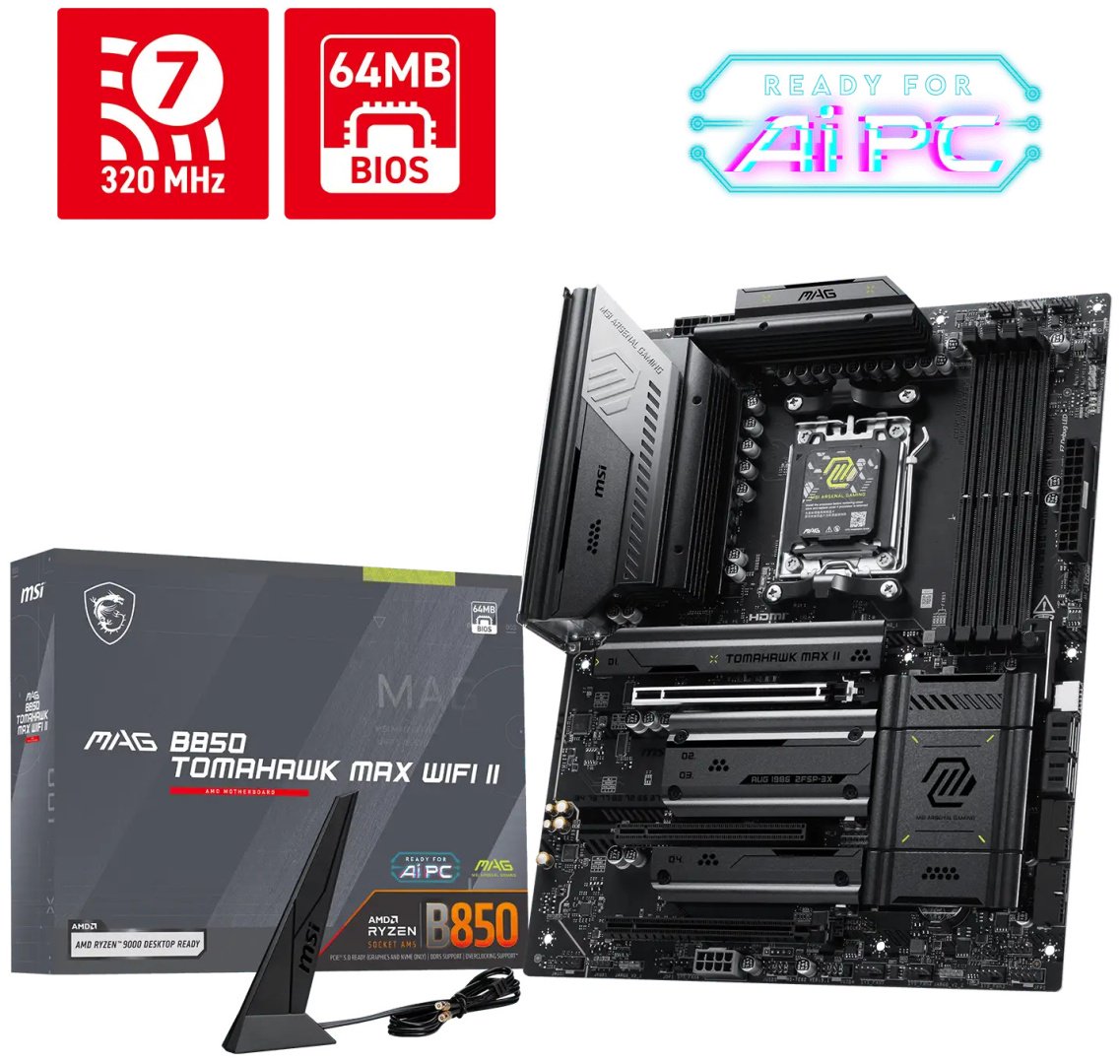 Материнская плата MSI MAG B850 TOMAHAWK MAX WIFI I купить,NaN