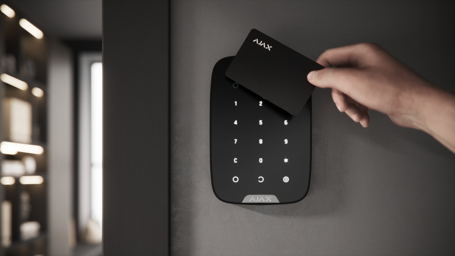 Панель управления Ajax KeyPad Plus Ajax Jeweller