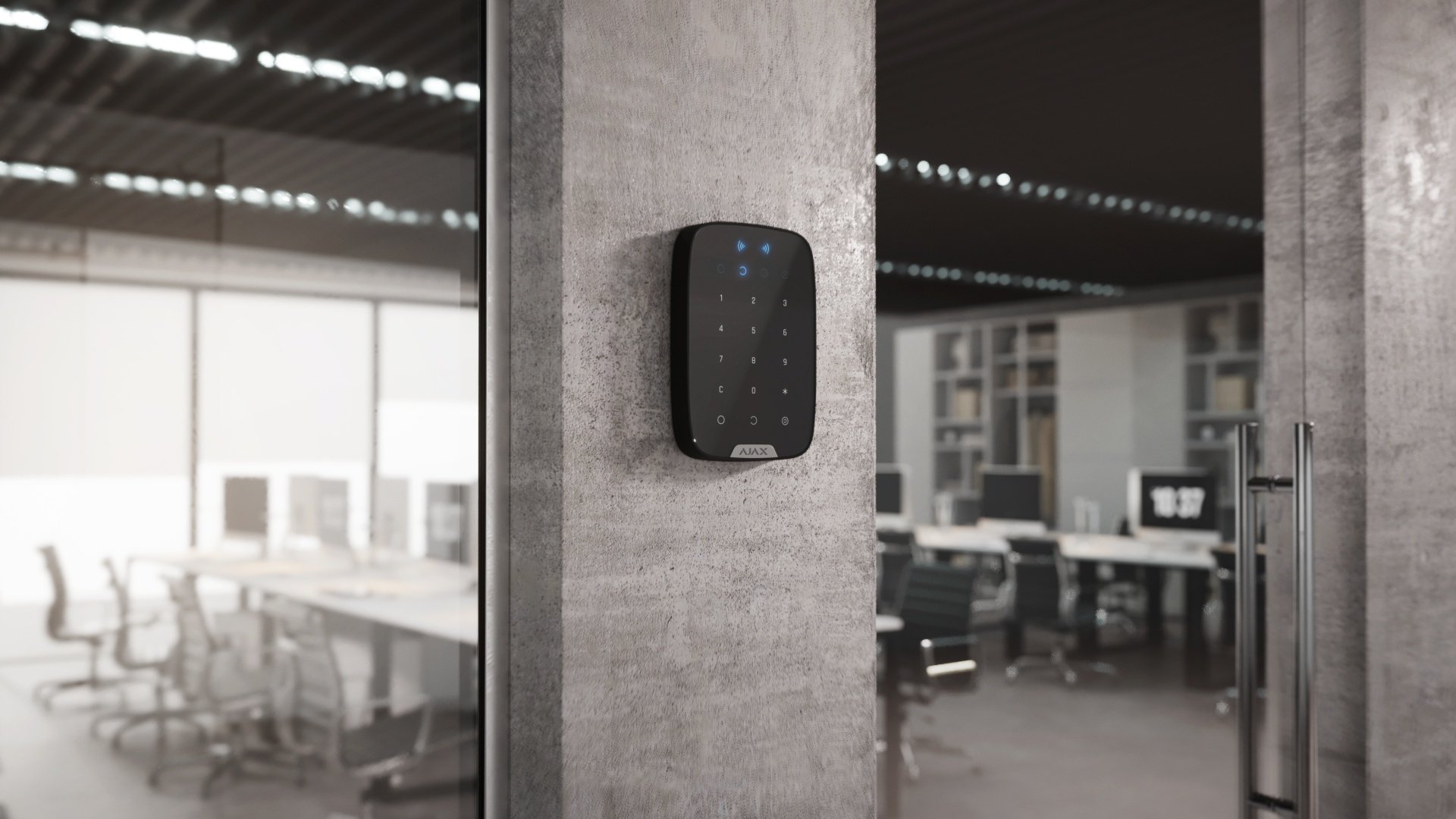 Панель управления Ajax KeyPad Plus Ajax Jeweller