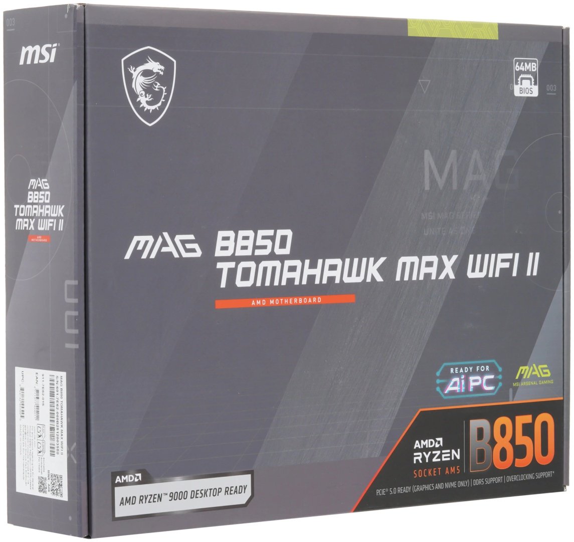 Материнская плата MSI MAG B850 TOMAHAWK MAX WIFI I купить,NaN